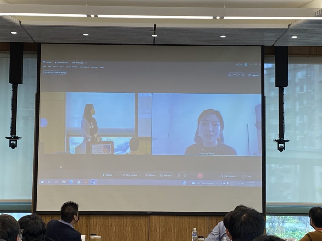 SelectUSA評委 Ms. Frances Kang from Horizon Ventures (Remote)致詞